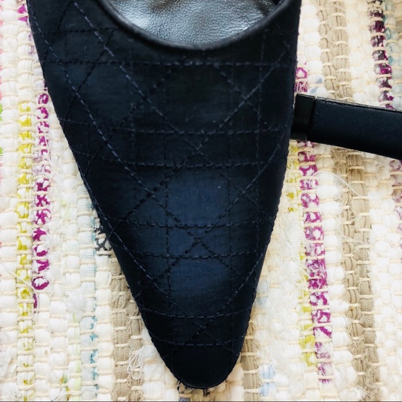CHRISTIAN DIOR BLACK MARY JANE HEELS SIZE 9 - Picture 5 of 8